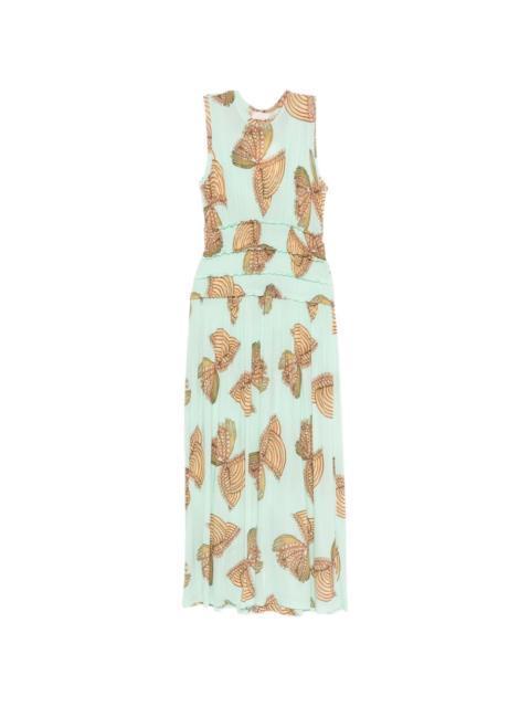 ULLA JOHNSON Kamaria butterfly-print maxi dress