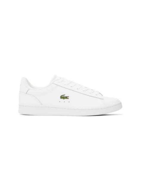 LACOSTE White Carnaby Set Leather Sneakers