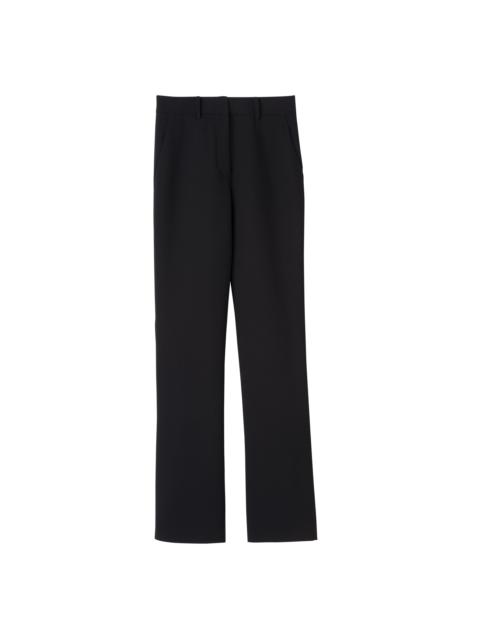 Longchamp Trousers Black - Crepe