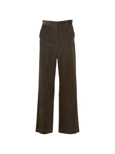 WEEKEND Max Mara cotton velvet trousers - light brown