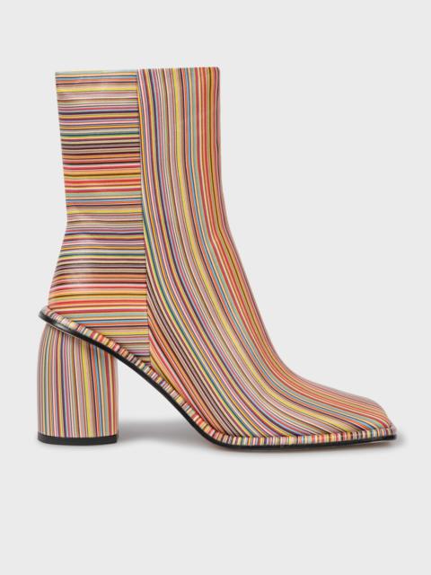 Paul Smith 'Amber' 'Signature Stripe' Ankle Boots