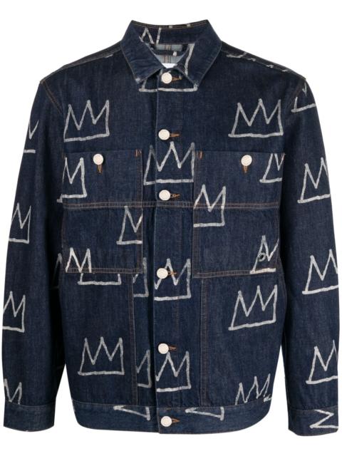 Étude crown-print denim jacket