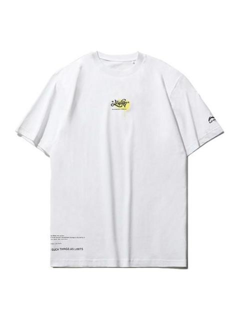 Li-Ning Short Sleeve Skateboard Tee 'White' AHSR079-1