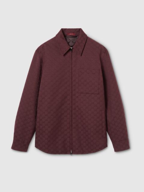 GUCCI GG canvas zip jacket