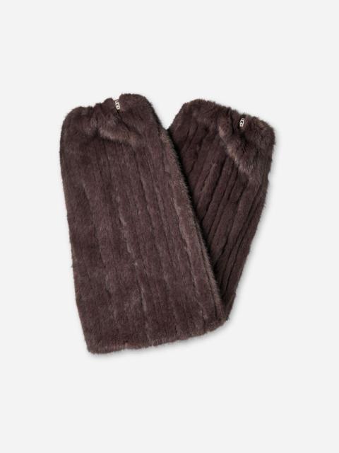 UGG ® Women's Ismay Faux Fur Legwarmer in Burnt Cedar