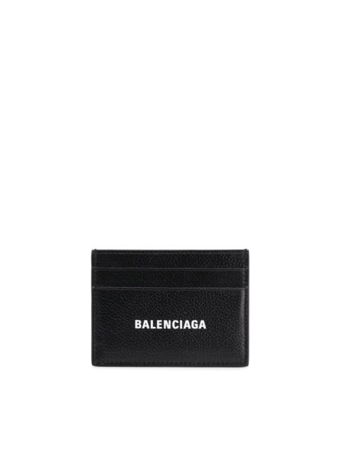Cash leather card case