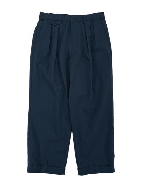 BEAMS PLUS 2Pleats Anywhere(wear) Seersucker Navy