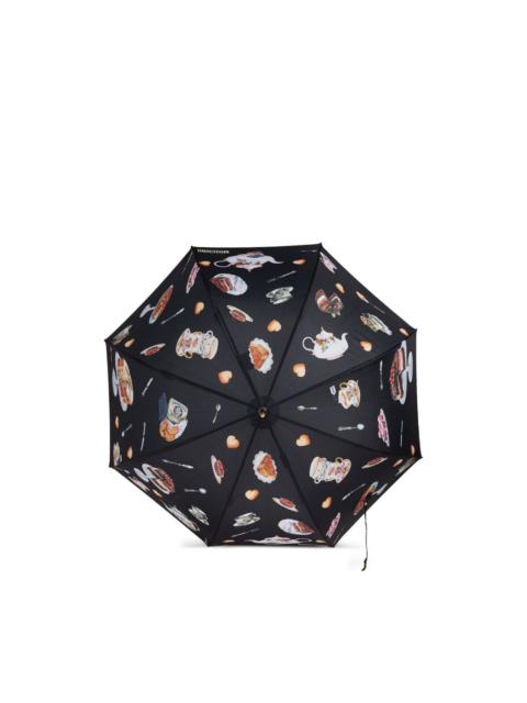 Moschino print umbrella