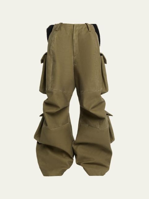 Marc Jacobs Bow Back Wide-Leg Cargo Pants