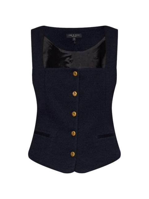 rag & bone Mariana waistcoat