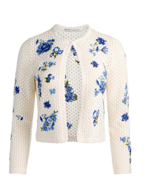 Alice + Olivia ANDERSON CROCHET CARDIGAN