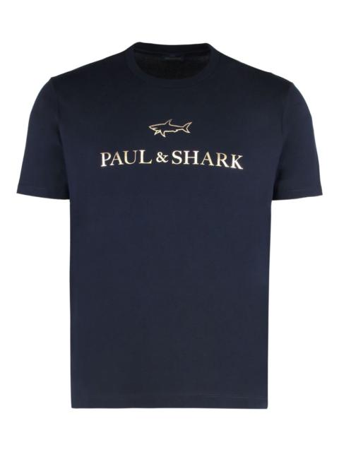 Paul & Shark logo-print T-shirt
