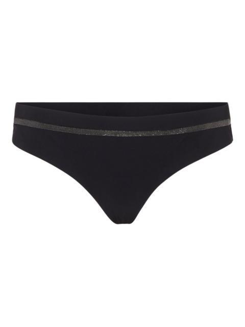 Brunello Cucinelli Monili chain-embellished bikini briefs