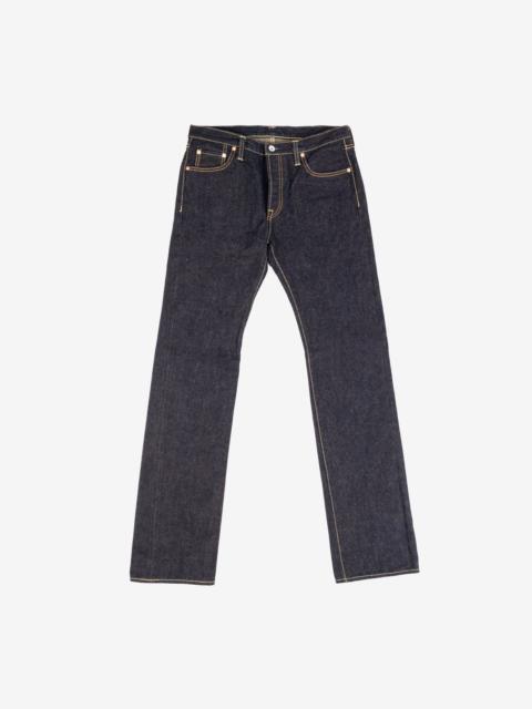 IH-666S-19L 19oz Left Hand Twill Selvedge Denim Slim Straight Cut Jeans - Indigo