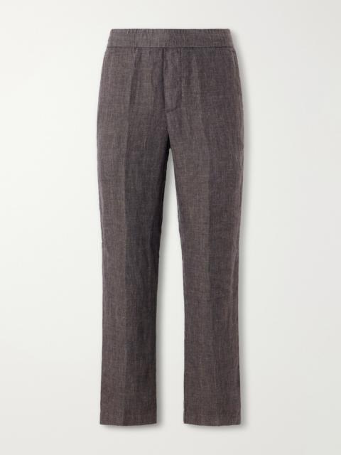 JAMES PERSE Straight-Leg Linen Suit Trousers