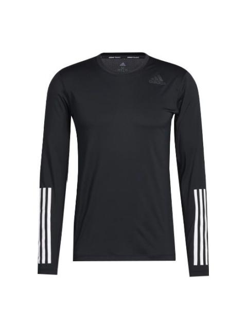 adidas adidas Training Sports Round Neck Long Sleeves Black GL0459