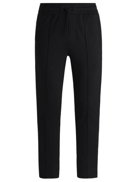BOSS REGULAR-FIT TRACKSUIT BOTTOMS IN MERCERIZED COTTON