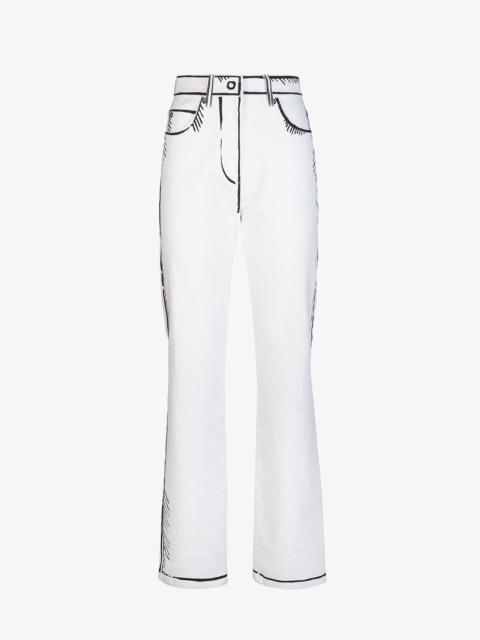 FENDI Fendi Roma Joshua Vides denim pants