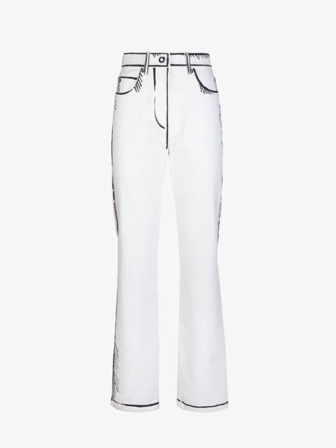 FENDI Fendi Roma Joshua Vides denim pants