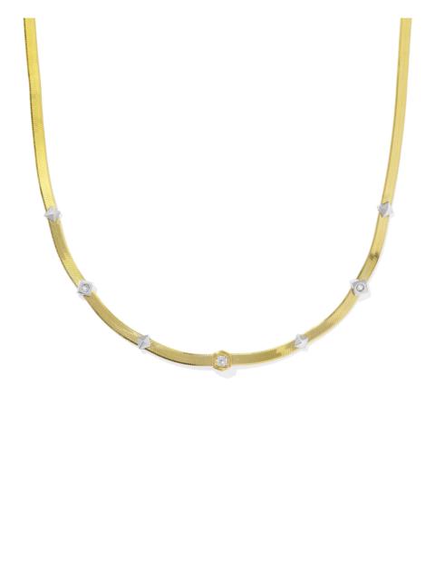 KENDRA SCOTT Virginia Mixed Metal Chain Necklace in White Topaz
