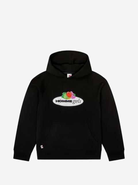 HommeGirls® x Fruit Of The Loom logo-print raglan-sleeve hoodie