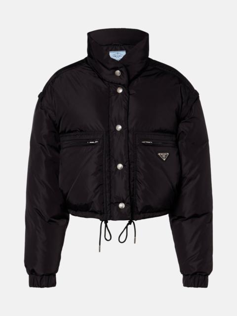 Prada Re-Nylon cropped down jacket