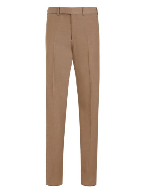 ZEGNA wool straight-leg trousers