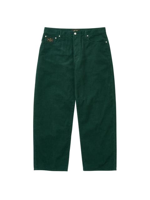 PALACE BAGGY CORD P90 JEAN GREEN