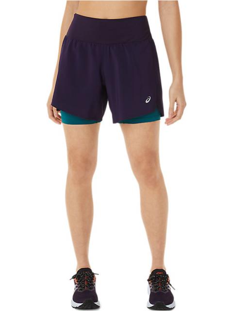 Asics WOMEN'S ROAD 2-N-1 5.5IN SHORT