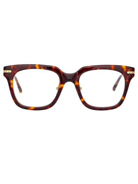 LINDA FARROW EMPIRE OPTICAL D-FRAME IN TORTOISESHELL