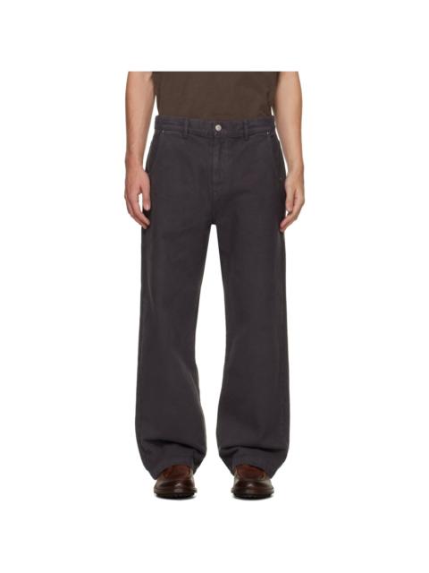 mfpen Gray Straight Cut Jeans