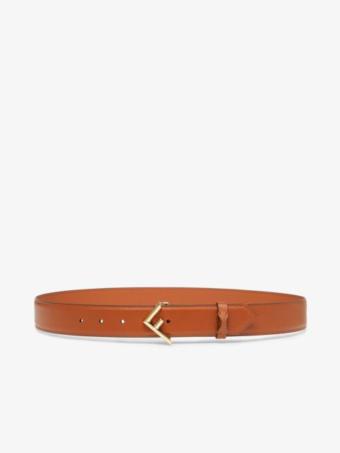 FENDI Brown leather belt