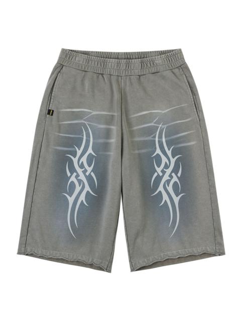 EVISU Scorpio Graphic Sweatshorts