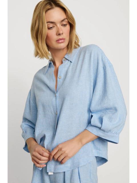 eberjey Linen Blend Relaxed Top