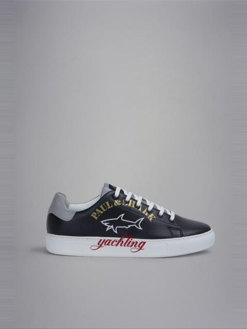 Paul & Shark HYBRID SNEAKERS WITH REFLEX DETAILS