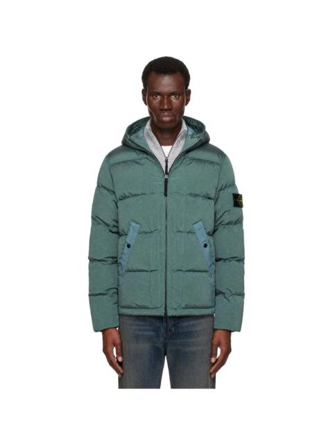 Stone Island Green 4100019 Nylon Metal Down Jacket