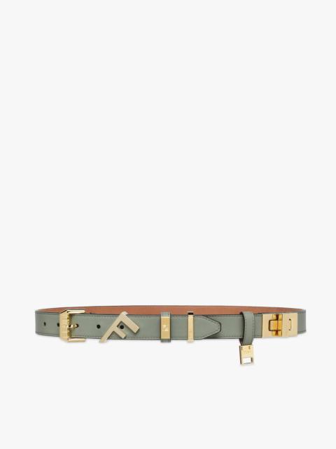 FENDI Green leather belt