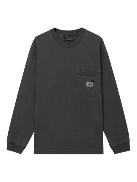 ALPHA INDUSTRIES pocket-detail long-sleeve T-shirt