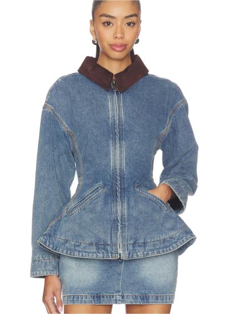 Line & Dot Mottle Jacket