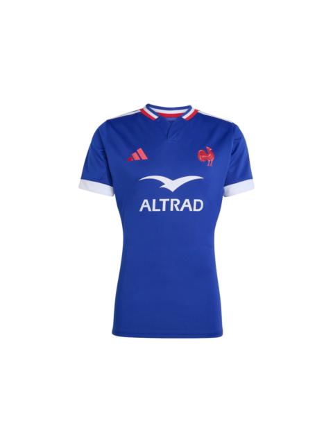 adidas adidas France Rugby Performance Fit Replica Jersey Semi Lucid Blue