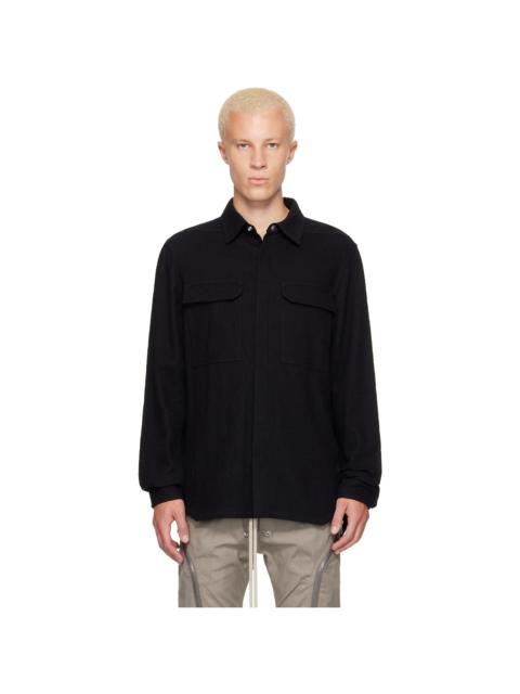 Rick Owens Black Tower Outershirt