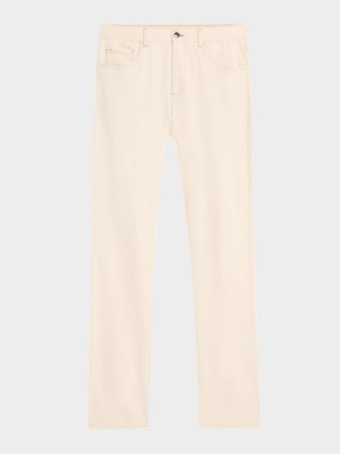 Canali Men's Denim Five-Pocket Pants