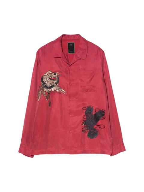 MAHARISHI 1494 CROW & HERON SHIRT