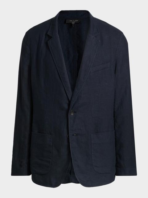 rag & bone Men's Butler Linen Patch-Pocket Blazer