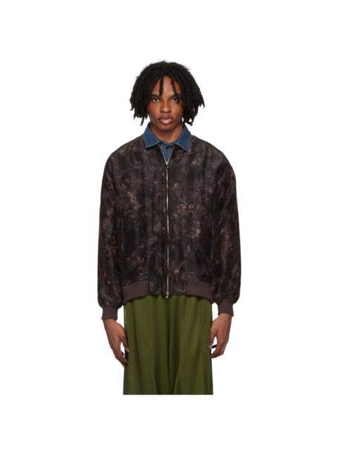 Brown B.B. Bomber Jacket