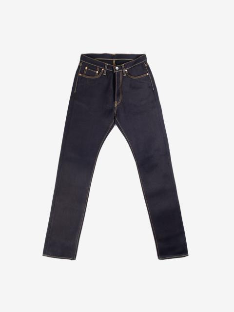 Iron Heart IH-888-XHSib 25oz Selvedge Denim Medium/High Rise Tapered Cut Jeans - Indigo/Black