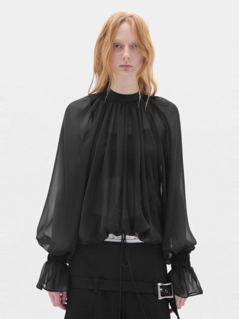 Ann Demeulemeester Celin Baloon Top With Drawstrings