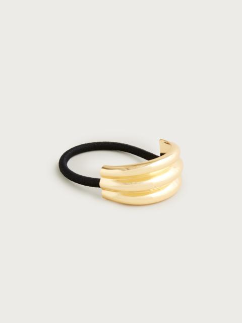 J.CREW Ridged metal hair tie