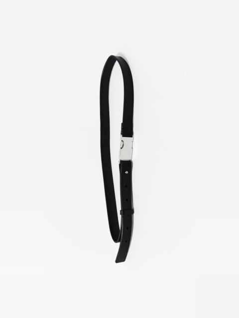 ST. AGNI Buckle Detail Belt - Black