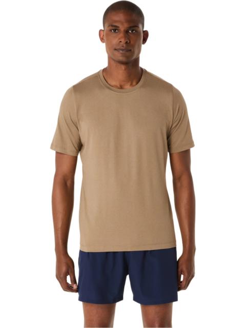 Asics MEN'S SHORT SLEEVE HTHR TECH TOP